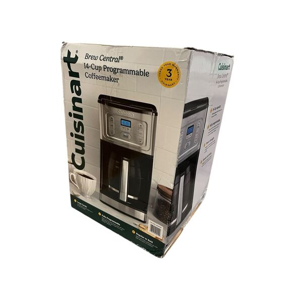 NWT Cuisinart Brew Central 14-Cup Programmable Coffeemaker kitchen– New in Box - Picture 3 of 5